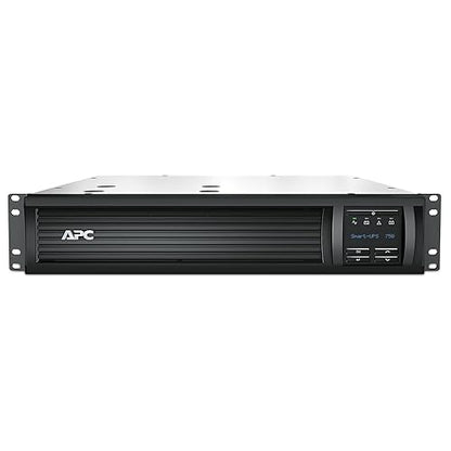 APC 750VA Smart UPS with SmartConnect and Network Card, SMT750RM2UCNC, Rackmount 2U, Sinewave UPS Battery Backup, 120V, Line Interactive Uninterruptible Power Supply