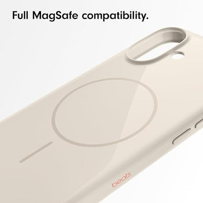 Beats iPhone 16 Plus Case with MagSafe and Camera Control, Scratch-Resistant Protective Cover, Slim Fit, Microfiber Lining - Summit Stone