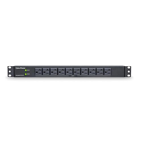 CyberPower PDU30BT10F10R Basic PDU, 100-125V/30A, 20 Outlets, 1U Rackmount