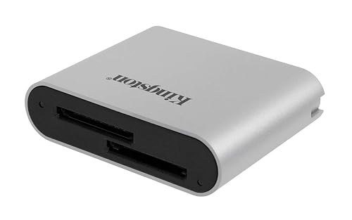 Kingston MobileLite Plus SD Reader USB 3.2 Gen 1 Workflow Dual-Slot SDHC/SDXC UHS-II WFS-SD Workflow SD Reader