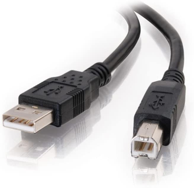 C2g/ cables to go C2G USB Cable, USB 2.0 Cable, USB A to B Cable, 3.28 Feet (1 Meter), Black, Cables to Go 28101 Black 3.3 Feet USB A Male to B Male