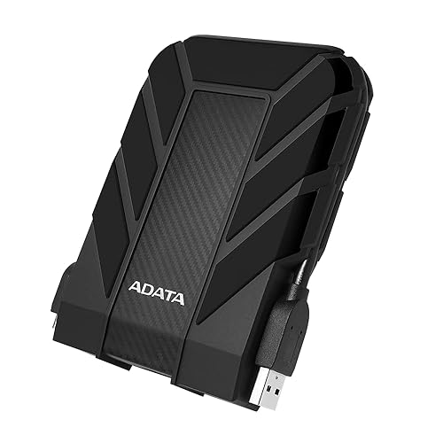ADATA HD710 Pro 4TB USB 3.1 IP68 Waterproof/Shockproof/Dustproof Ruggedized External Hard Drive, Black (AHD710P-4TU31-CBK) Black Pro 4 TB