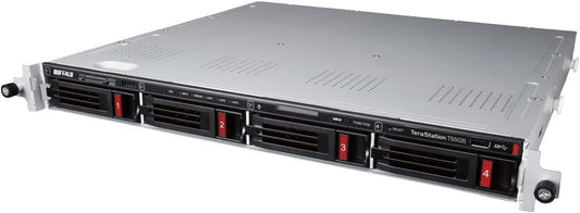 BUFFALO TeraStation 5420RN Rackmount NAS 48TB (4x12TB) with HDD NAS Hard Drives Included 10GbE / 4 Bay/RAID/iSCSI/NAS/Storage Server/NAS Server/NAS Storage/Network Storage/File Server 48 TB