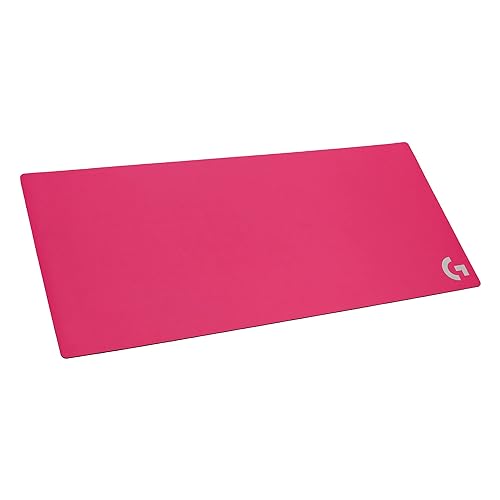 Logitech G840 XL Cloth Gaming Mouse Pad - 0.12 in Thin, Stable Rubber Base, Performance-Tuned Surface - Magenta Magenta XL Cloth Standard