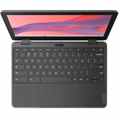Lenovo 300e Yoga Chromebook Gen 4 82W2002HUS 11.6" Touchscreen Convertible 2 in 1 Chromebook - HD - Octa-core (ARM Cortex A76 + Cortex A55) - 4 GB - 32 GB Flash Memory - English Keyboard - Graphite Gr