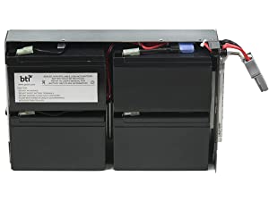 Battery Technology APCRBC157-SLA157 UPS Replacement Battery for APCRBC157-SLA15744; Black