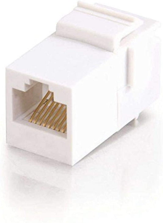 C2g/ cables to go C2G 03677 RJ45 (8P8C) Coupler Keystone Insert Module, White