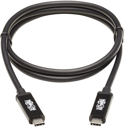 Tripp Lite Thunderbolt 3 Cable 40 Gbps Active 5A 100W Pd 4K USB C M/1M (MTB3-01M-5A-Ab)