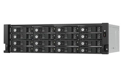 QNAP TL-R1600PES-RP-US 16 Bay 3U Short Depth rackmount PCIe Interface SATA JBOD for petabyte-Scale Expansion (Diskless)