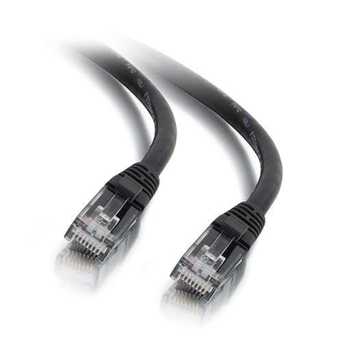 C2G 27159 Cat6 Cable - Snagless Unshielded Ethernet Network Patch Cable, Black (150 Feet, 45.72 Meters) UTP 150 Feet/ 45.72 Meters Black