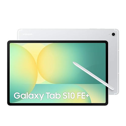Samsung Galaxy Tab S10 FE+ Silver 128GB - AI Tablet, 13.1", 90Hz, 13MP Camera, IP68, S Pen Included (CAD Version & Warranty) Silver 128GB Tab S10 FE+ Tablet Only
