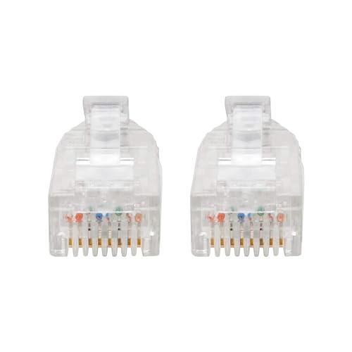 Tripp Lite Cat6 Gigabit Patch Cable, RJ45 M/M, Gigabit, Snagless, UTP, Molded, Slim, Black, 10 ft. (N201-S10-BK) Black 10 ft.