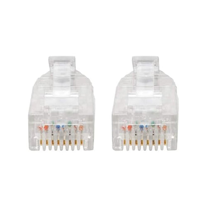 Tripp Lite Cat6 Gigabit Patch Cable, RJ45 M/M, Gigabit, Snagless, UTP, Molded, Slim, Black, 6 ft. (N201-S06-BK) Black 6 ft.