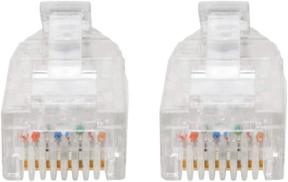 Tripp Lite Cat6 Gigabit Patch Cable, RJ45 M/M, Gigabit, Snagless, Molded, Slim, Black, 1 ft. (N201-S01-BK) Black 1 ft.