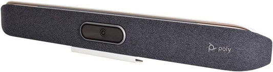 Poly - Studio X50 (Polycom) - 4K Video &amp; Audio Bar - Conferencing System for Mid-Size Meeting Rooms - Works with Teams, Zoom &amp; More Poly Studio X50 Video Bar