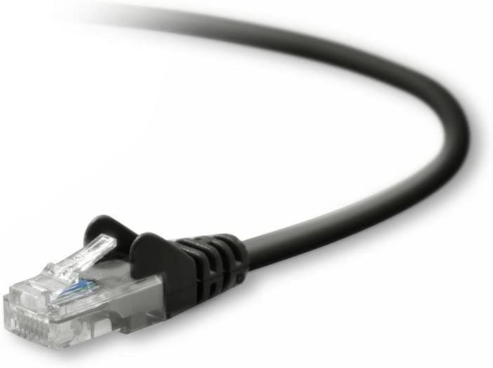 Tripp Lite Cat5e 350MHz Snagless Molded Patch Cable (RJ45 M/M) - Black, 3-ft.(N001-003-BK) 3 Feet Black