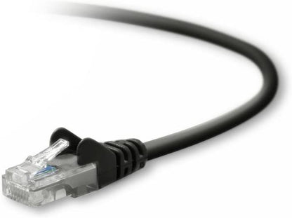 Tripp Lite Cat5e 350MHz Snagless Molded Patch Cable (RJ45 M/M) - Black, 3-ft.(N001-003-BK) 3 Feet Black