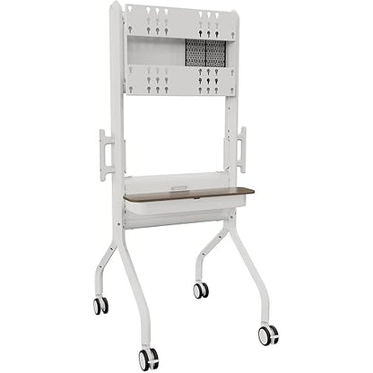 Chief LSCUW Voyager Manual Height Adjustable AV Cart, White
