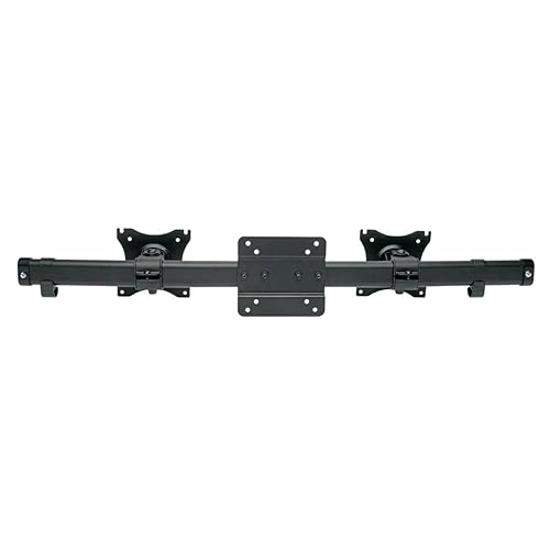 Tripp Lite Dual Display TV Monitor Mount Adapter Kit Universal for 13in - 27in Flat Screens Tilt Rotate