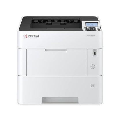 Kyocera ECOSYS PA5000x Monochrome Laser Printer, 52 ppm, 600 x 600 dpi and Up to Fine 1200 dpi, 600 Sheet Tray, 100 Sheet MPT, Duplex, 5 Line LCD w/Hard Key Panel, Gigabit Ethernet, USB, 512 MB