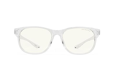 Gunnar Optiks Gunnar - Blue Light Gaming Glasses for Kids 12+ Clear Lens Crystal Frame