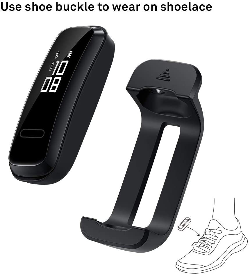HUAWEI Band 3e Smart Fitness Activity Tracker, Dual Wrist &amp; Footwear Mode, 5ATM Water Resistance for Swim, Professional Running Guidance, Pink, One Size