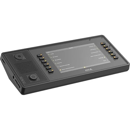 AXIS C6110 Network Paging Console - Wall Mountable, Desktop, Desk for Paging, Speaker, Door, Light - Plastic, Aluminum