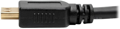 Tripp Lite HDMI to VGA Adapter, 3.5mm Audio Port, 1080p Video, Built-In 6” HDMI cable, for use with Computers, Laptops, Chromebooks, Raspberry Pi Projectors &amp; More (P131-06N), Black HDMI to VGA + Audio