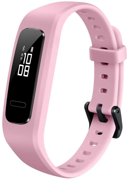 HUAWEI Band 3e Smart Fitness Activity Tracker, Dual Wrist &amp; Footwear Mode, 5ATM Water Resistance for Swim, Professional Running Guidance, Pink, One Size