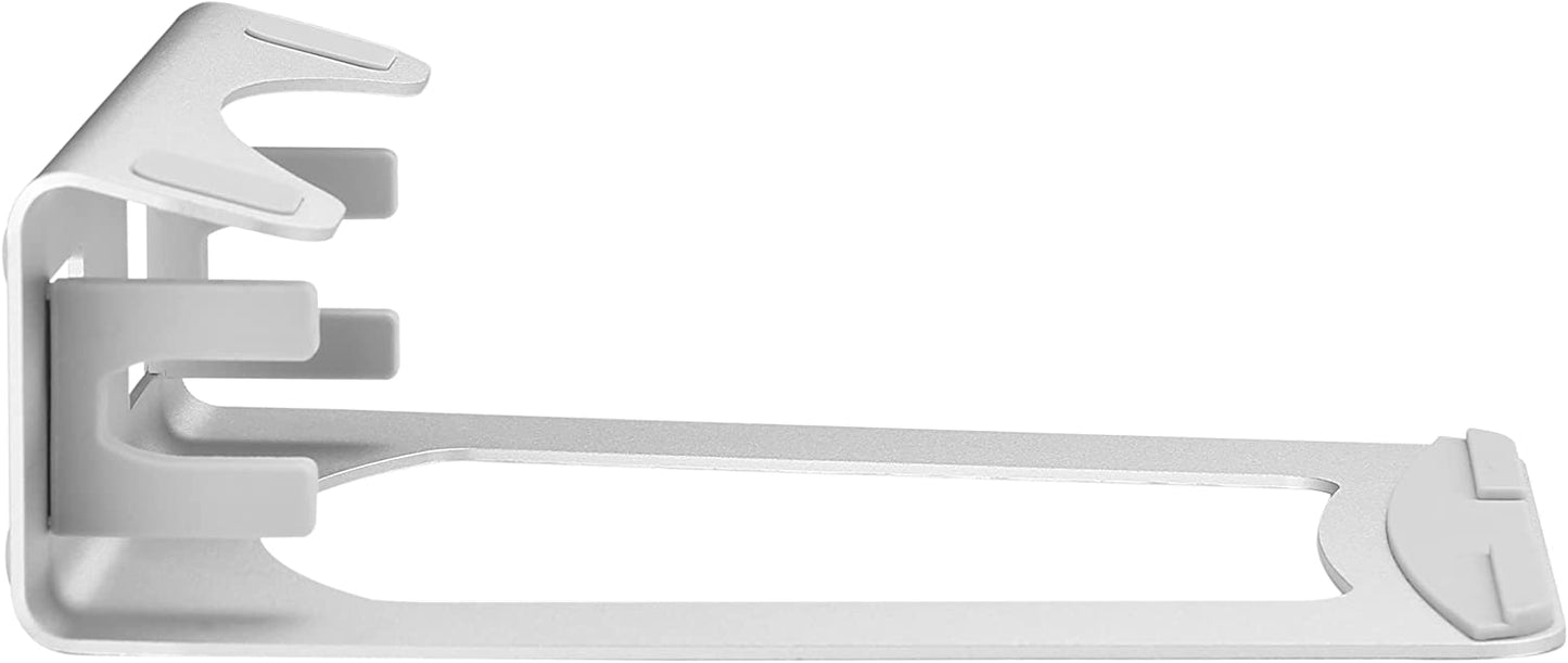 Startech Laptop Stand - 2-in-1 Laptop Riser Stand or Vertical Stand - Ideal for Ultrabooks &amp; MacBook Pro/Air - Ergonomic Angled Notebook Holder for Office Desk - Silver, Aluminum (LTSTND2IN1)