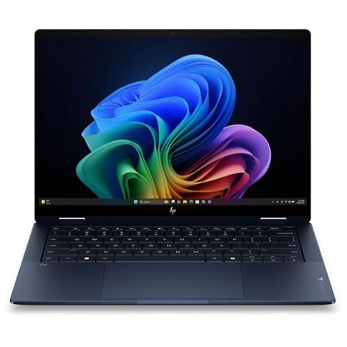 HP EliteBook X Flip G2i 14 Touchscreen Convertible Copilot+ PC 2 in 1 Notebook - 5G - 3K - 120 Hz - Intel Core Ultra X7 358H - 32 GB - 1 TB SSD - English Keyboard - Atmospheric Blue - Intel Chip - LT