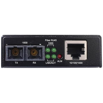 Tripp Lite Network Copper RJ45 Ethernet to Fiber SC Duplex Multimode Cable Extender Converter, Hardened Housing, 10/100/1000 Mbps, Extend 1640 Feet / 500 Meters, 2-Year Warranty (N785-H01-SCMM) Hardened Housing SC / Multimode 850nm