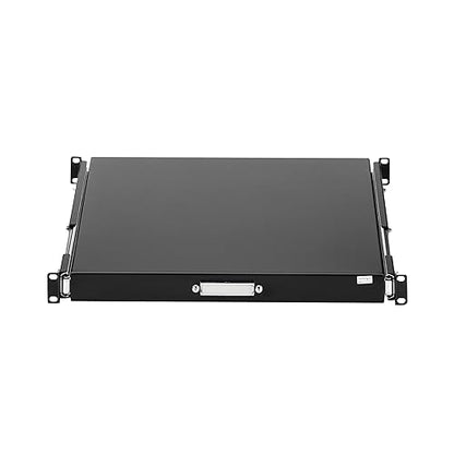 StarTech.com 1U Sliding Server Rack Mount Keyboard Shelf Tray - 55lbs - 22" Deep Steel Pull Out Drawer for 19" AV, Network Equipment Rack (SLIDESHELFD) Tray 1U| w/ Tray