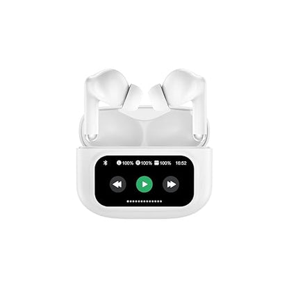 Adesso Xtream T3 in-Ear Bluetooth 5.3 Wireless Earbuds with ANC, Dual Mic, Touchscreen Charging Case, and Multi-Platform Compatibility