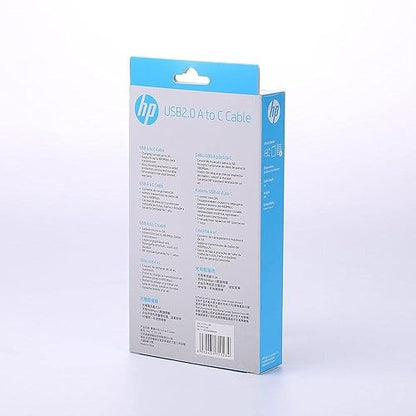 HP USB 2.0 to Type C Cable, Charge and Sync, 1M, White - DHC-TC100