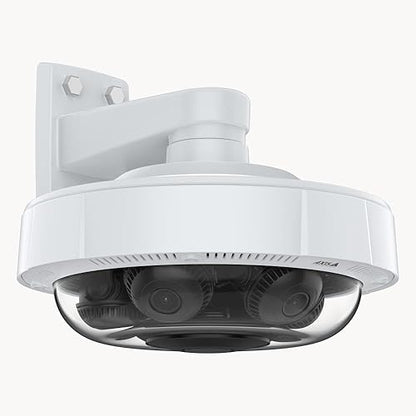 AXIS P3738-PLE 32 Megapixel Outdoor 4K Network Camera - Color - Dome - White - TAA Compliant - 49.21 ft Infrared Night Vision - Motion JPEG, H.265 (MPEG-H Part 2/HEVC) Main Profile, H.264B (MPEG-4 Part 10/AVC), H.264H (MPEG-4 Part 10/AVC)