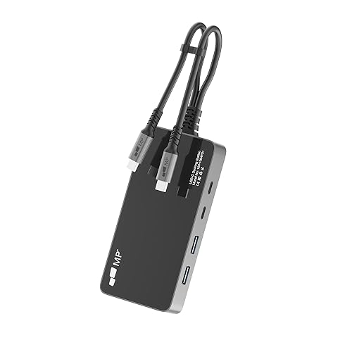 Mobile Pixels 9 in 1 Docking Station, Multifunctional Adapter with Dual USB 3.0 to 8K 4K HDMI,PD,Data, Audio, RJ45 Ports for Laptop, Mobile Phone, Tablets