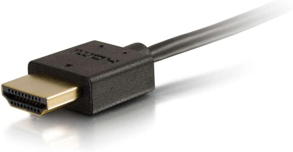 C2g/ cables to go C2G 41362 Ultra Flexible High Speed HDMI Cable with Low Profile Connectors, Black (2 Feet, 0.60 Meters) 2ft