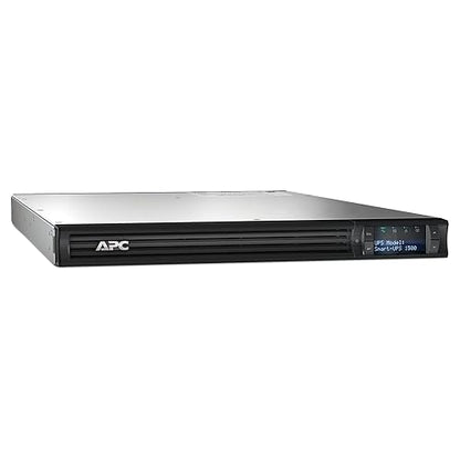 APC 1500VA Smart UPS with SmartConnect, 1U Rack Mount UPS, SMT1500RM1UC Sinewave Battery Backup, AVR, 120V, Line Interactive Uninterruptible Power Supply