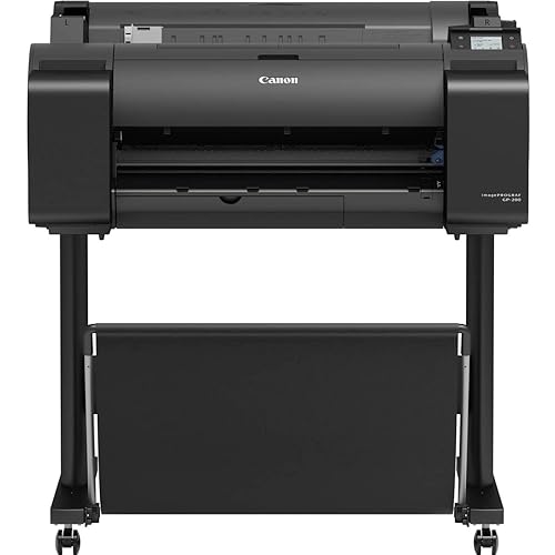 Canon imagePROGRAF GP-200 24-Inch Large Format Printer with 5-Color Pigment Based Ink Plus Fluorescent Pink Ink and Built-In Hard Drive