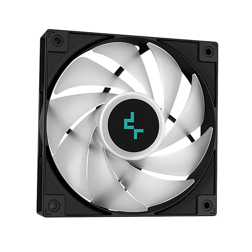 DeepCool LS520 SE Liquid Cooler 240mm 4th Gen Dual-Chamber Pump 3100RPM 280w TDP AIO Cooler Anti-Leak Tech with ARGB Fans CPU Water Cooler Narrow Frame Infinity Mirror Block for AMD AM4,Black 240mm Black