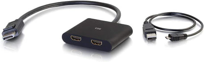 C2g/ cables to go C2G Display Port, 4K, USB Powered, HDMI Monitor Splitter, 2 Port, Black, Cables to Go 54293 Dual HDMI