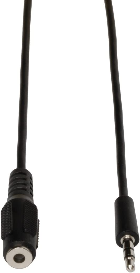 Tripp lite TRPP311006-3.5mm Mini Stereo Audio Extension Cable for Speakers and Headphones M/F