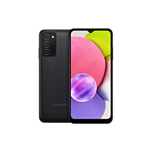 Samsung Galaxy A03s Black 32GB - 6.5" HD+ Display, 13P+2MP+2MP Triple Rear Camera, Long Lasting 5000mAh Battery, 4G LTE (CAD Version &amp; Warranty)