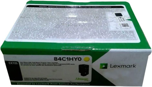 Lexmark 84C1HY0 Unison Toner Cartridge, Yellow