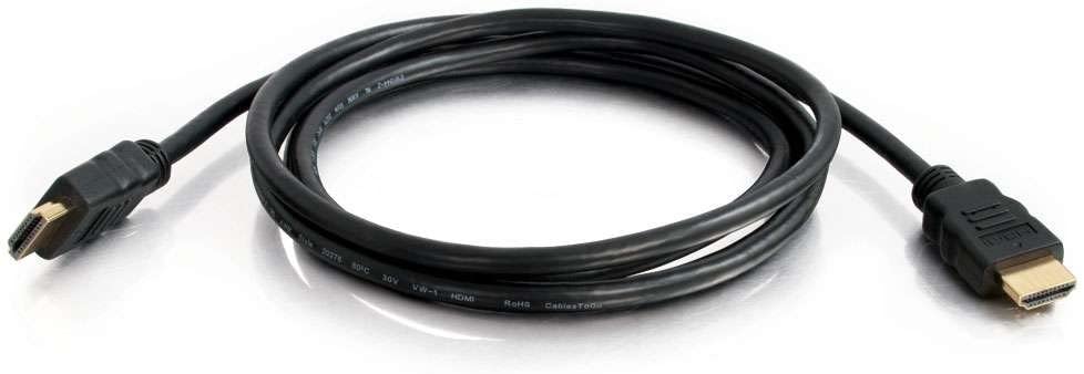 C2g/ cables to go C2G 56784 4K UHD High Speed HDMI Cable (60Hz) with Ethernet for 4K Devices, TVs, Laptops, and Chromebooks, Black (10 Feet, 3.04 Meters)