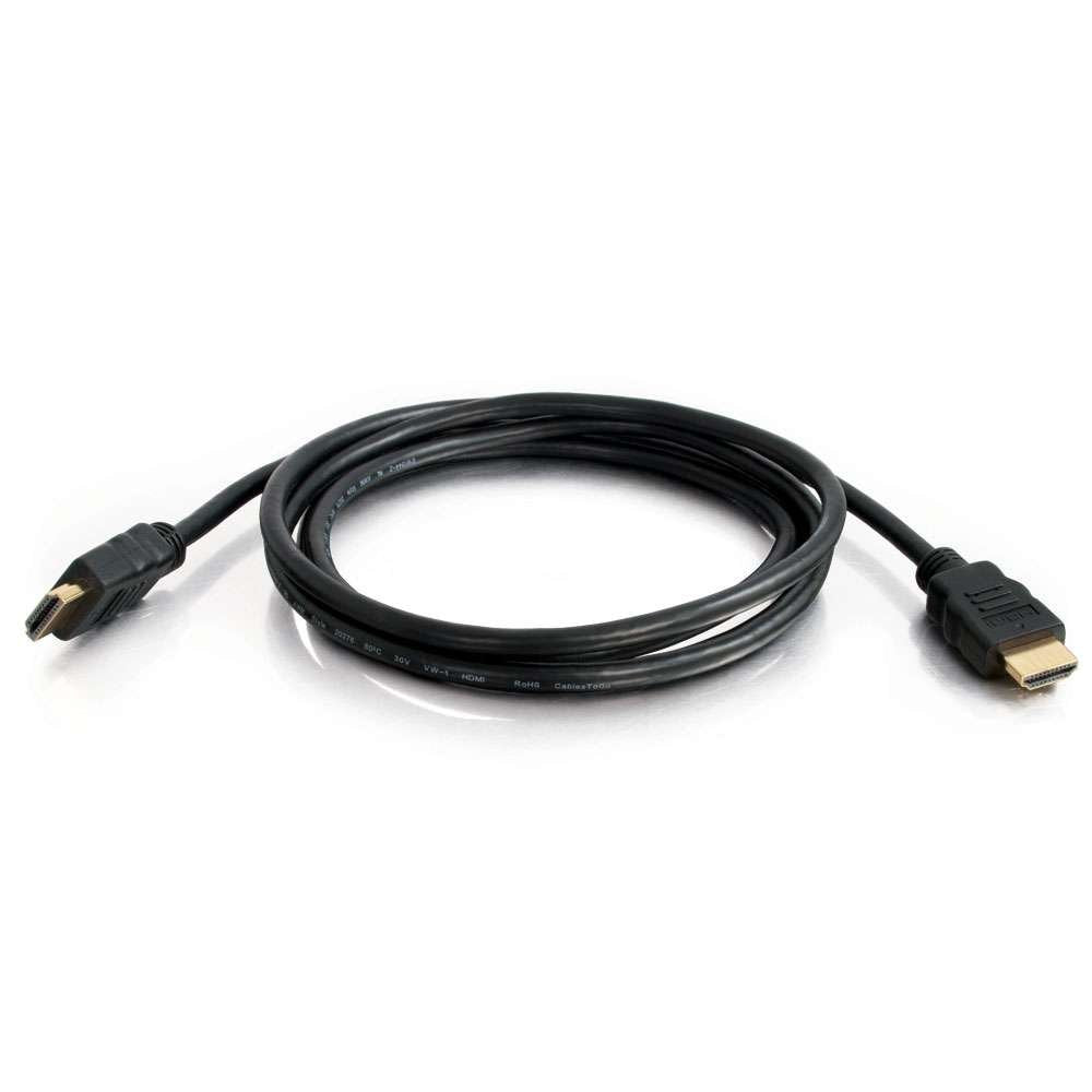 C2g/ cables to go C2G HDMI Cable, 4K, High Speed HDMI Cable, Ethernet, 60Hz, 4 Feet (1.21 Meters), Black, Cables to Go 50608 4 Feet 1 Pack