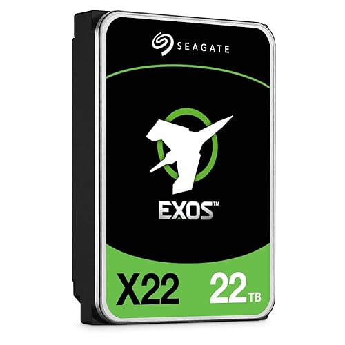 Seagate Exos X22 22 TB Hard Drive  3.5  Internal  SATA (SATA/600)  Conventional Magnetic Recording (CMR) Method