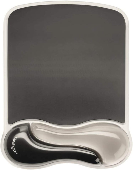 Kensington Duo Gel Mouse Pad with Wrist Rest - Gray (K62399US), Grey Grey Mouse Pad