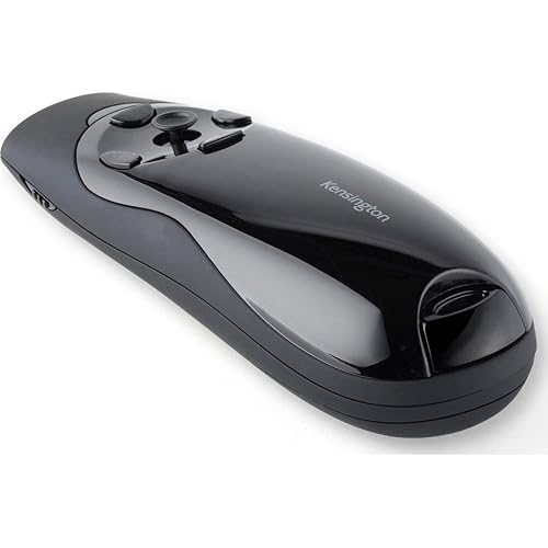 Kensington Wirelesss Presenter Expert with Cursor Control, Backlit Joystick and Red Laser Pointer (K72425AM)